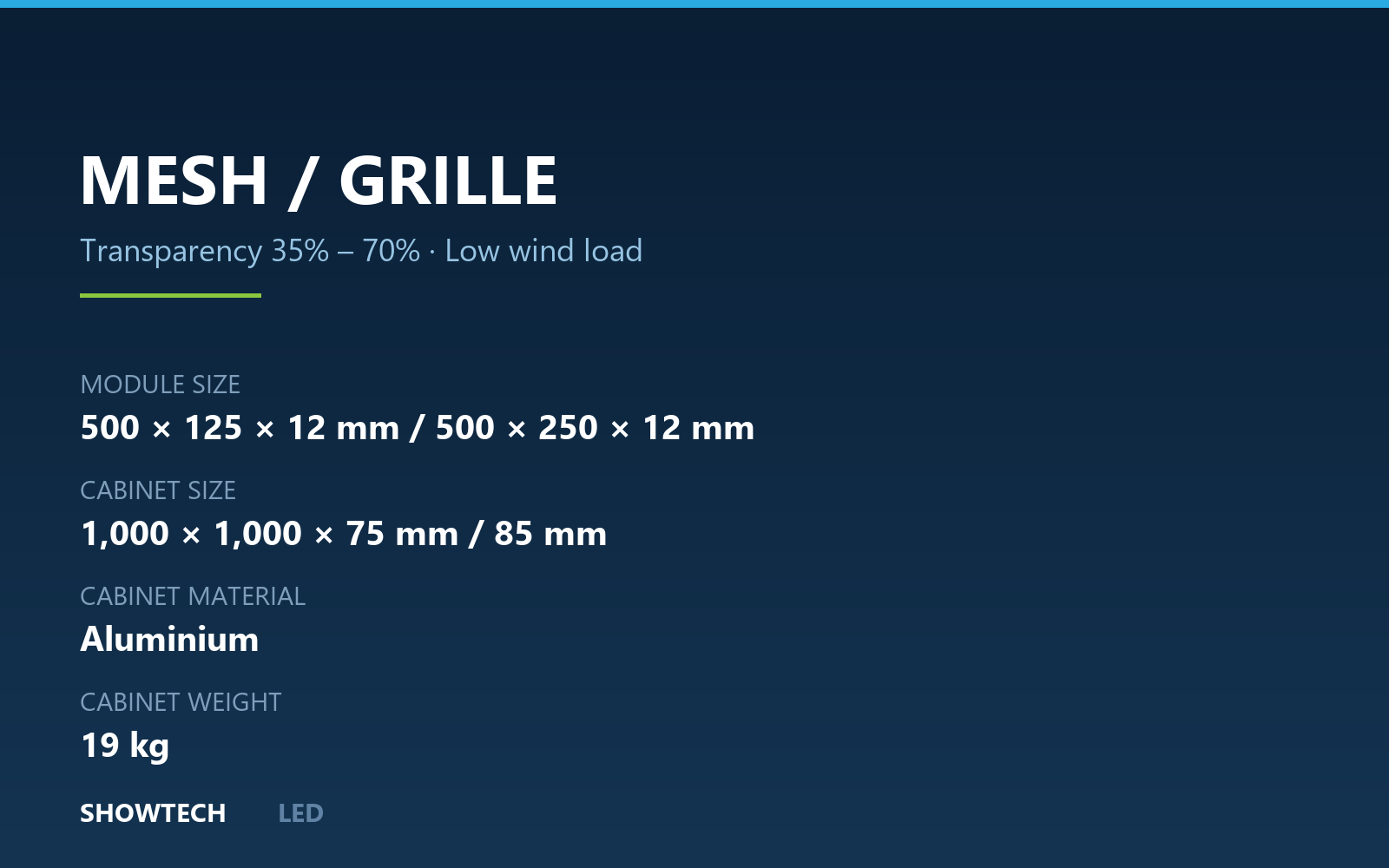 Outdoor Mesh / Grille LED Screen